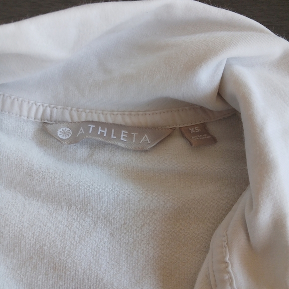 Athleta Nwot Size Xs Women's White Jacket - Picture 4 of 4